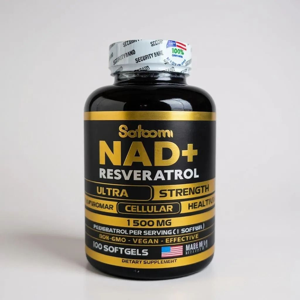 Fórmula Avanzada NAD+ Resveratrol Importado USA Original