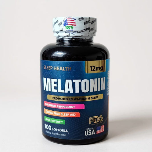 Melatonina 12mg - El Sueño Profundo que tu Cuerpo Merece