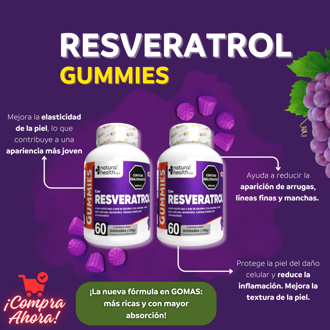 Gummies con Resveratrol - Natural Health SAS