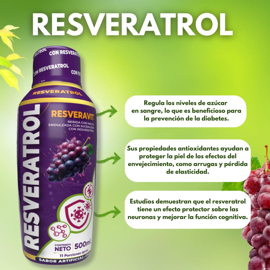 Resveravit Bebida con Resveratrol  - Natural Health SAS