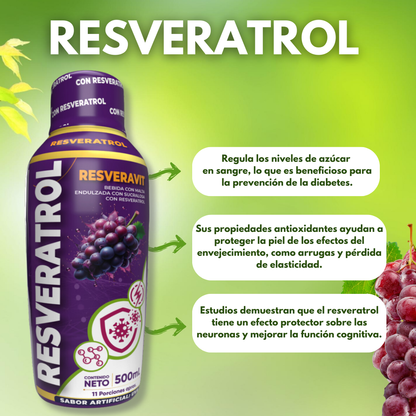 Resveravit Bebida con Resveratrol  - Natural Health SAS