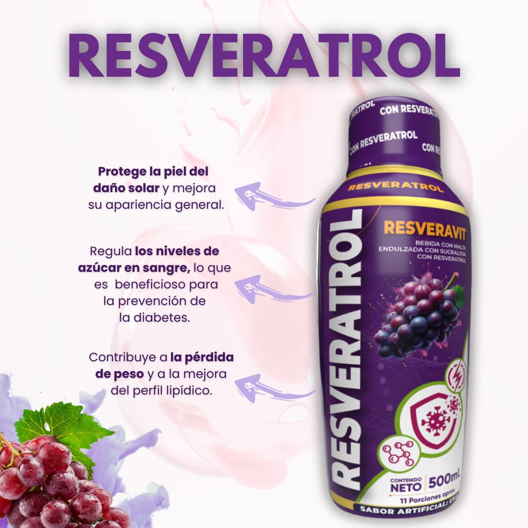 Resveravit Bebida con Resveratrol  - Natural Health SAS